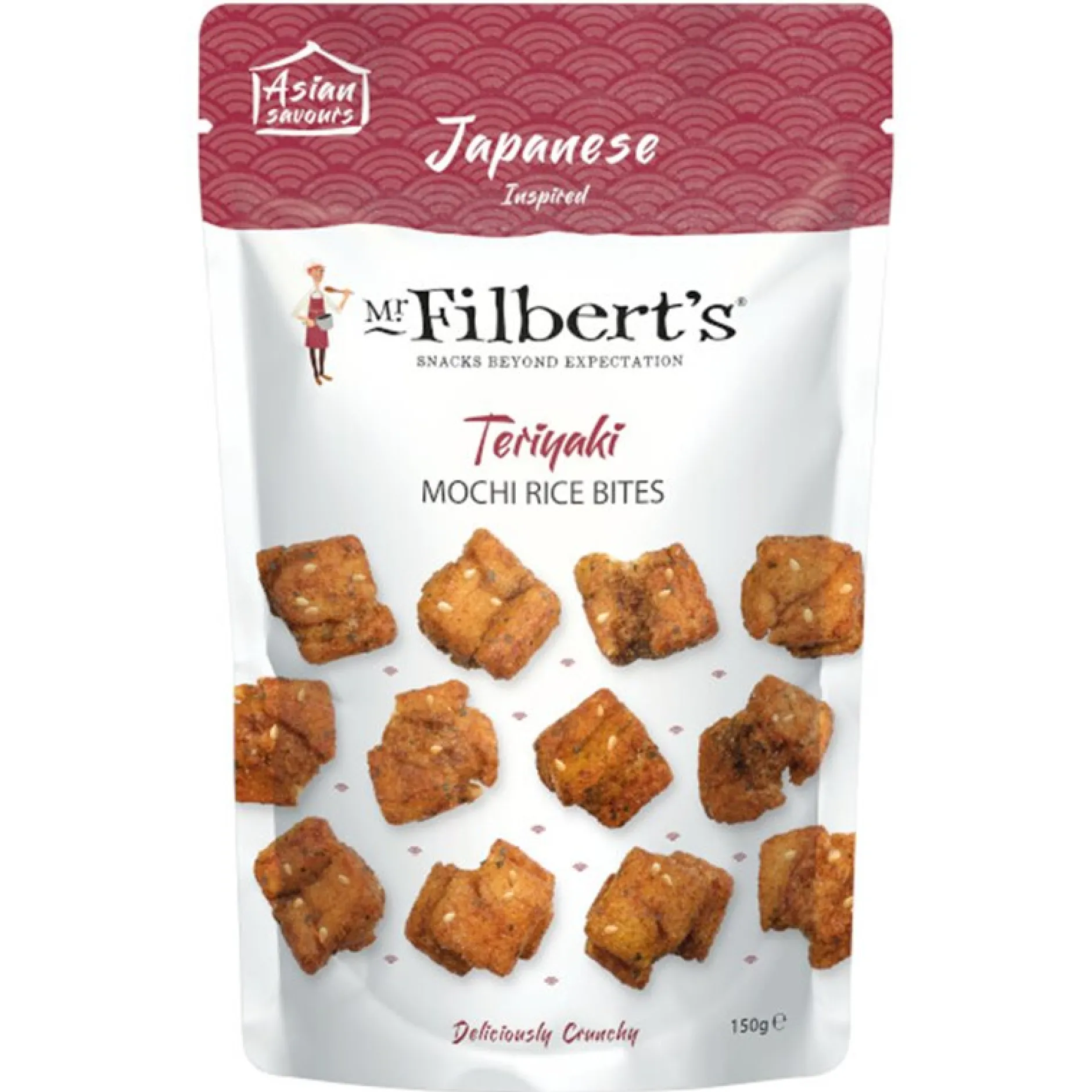 Gefrituurde rijstcrackers met teriyaki smaak 150g|ohgreen Hot