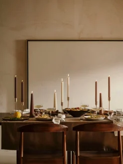 Geribde dinerkaars|ohgreen Sale