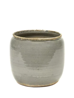Glazed shades Pot costa m grey d21h21|ohgreen Best