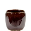 Glazed shades Pot costa s brown d18,5h19|ohgreen Discount