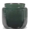 Glazed shades Sierpot l40xb40xh36,5 d.groen|ohgreen Hot