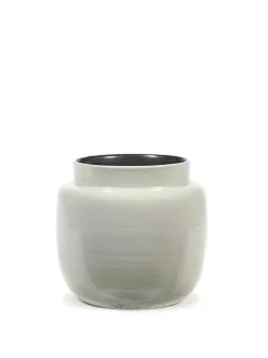 Glazed shades Sierpot l23xb23xh21 l.grijs|ohgreen Clearance