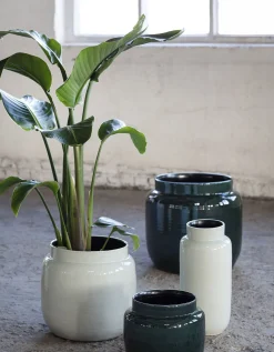 Glazed shades Sierpot l23xb23xh21 l.grijs|ohgreen Clearance