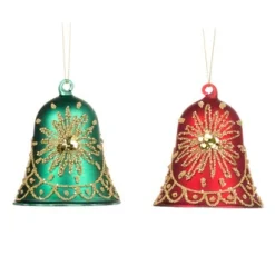 Glazen bel met glittersterren|ohgreen