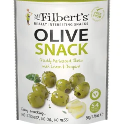 Groene olijven met citroen en oregano 50g|ohgreen Best