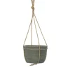 Hanging pot stripe green d20h19cm|ohgreen New