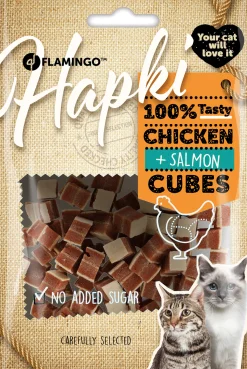 Hapki blokjes met kip en zalm 50gr|ohgreen Clearance