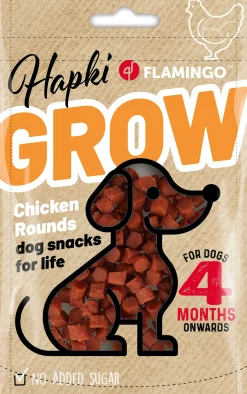 Hapki grow rondjes met kip 85gr|ohgreen Online