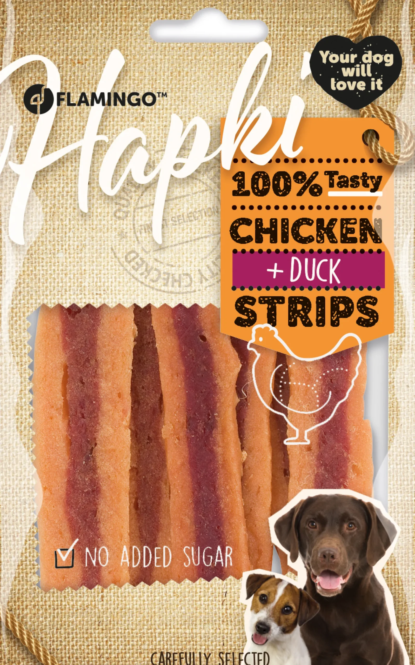 Hapki kip- & eendenschijfjes 85gr|ohgreen Hot