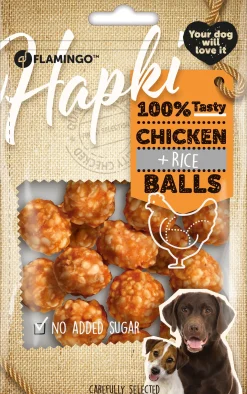 Hapki kip- & rijstballetjes 75gr|ohgreen Online