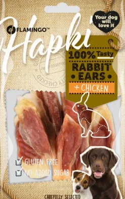 Hapki rabbit ear wrapped with chicken 85gr|ohgreen Sale