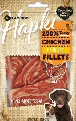 Hapki schijfjes met kip & kaas 85gr|ohgreen Outlet