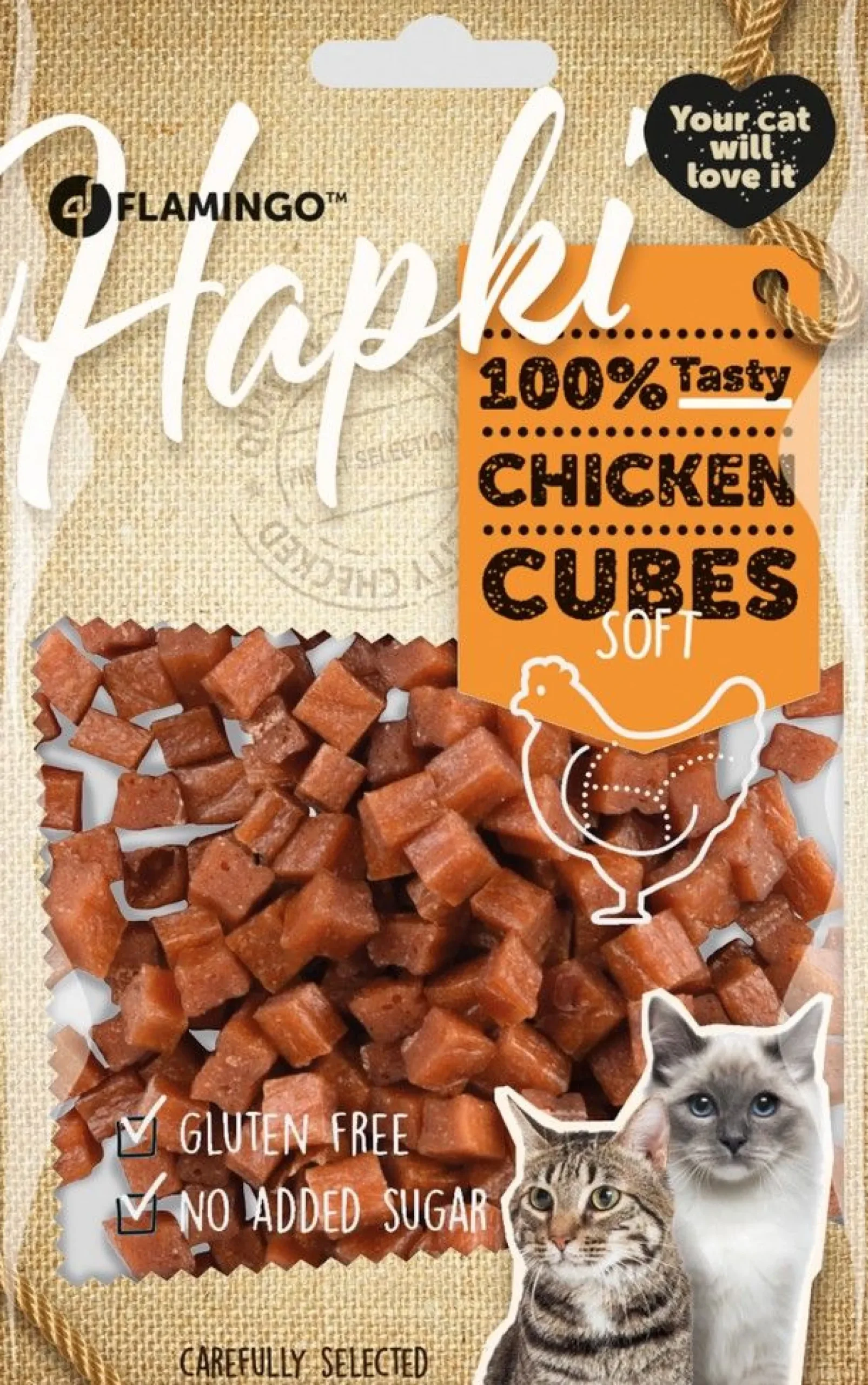 Hapki soft chicken cubes 85gr|ohgreen Sale