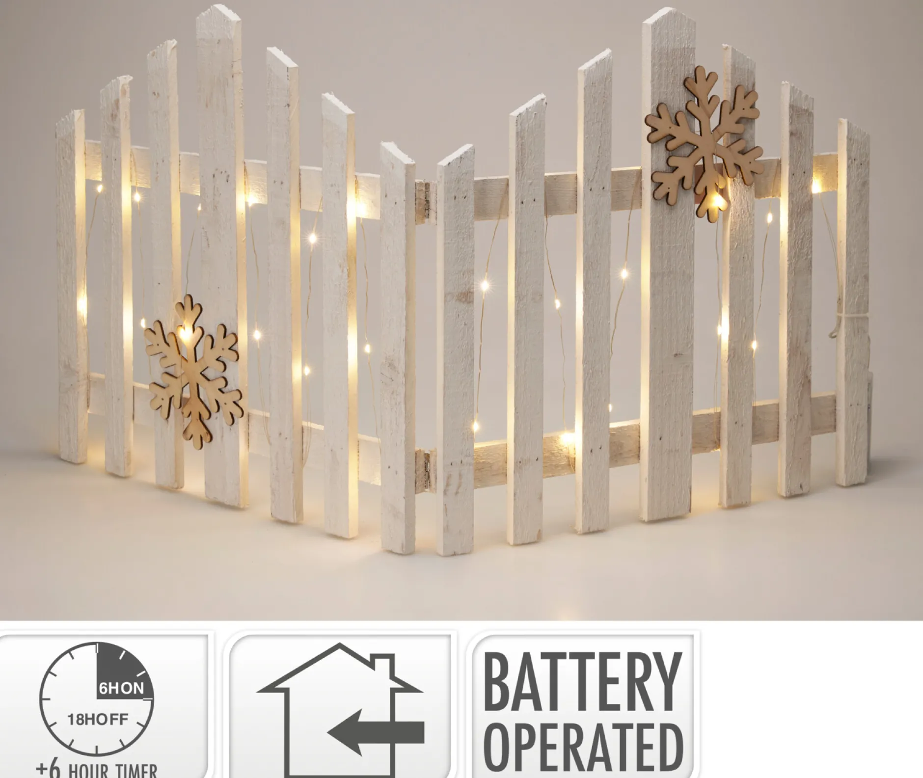 Hek met led wit 38cm|ohgreen Discount