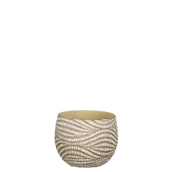 Hendrick pot rond creme - h11xd13,5cm|ohgreen Discount