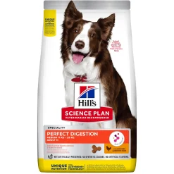 Hill's science plan adult perfect digestion hondenvoer medium met kip & bruine rijst 2,5kg|ohgreen Online