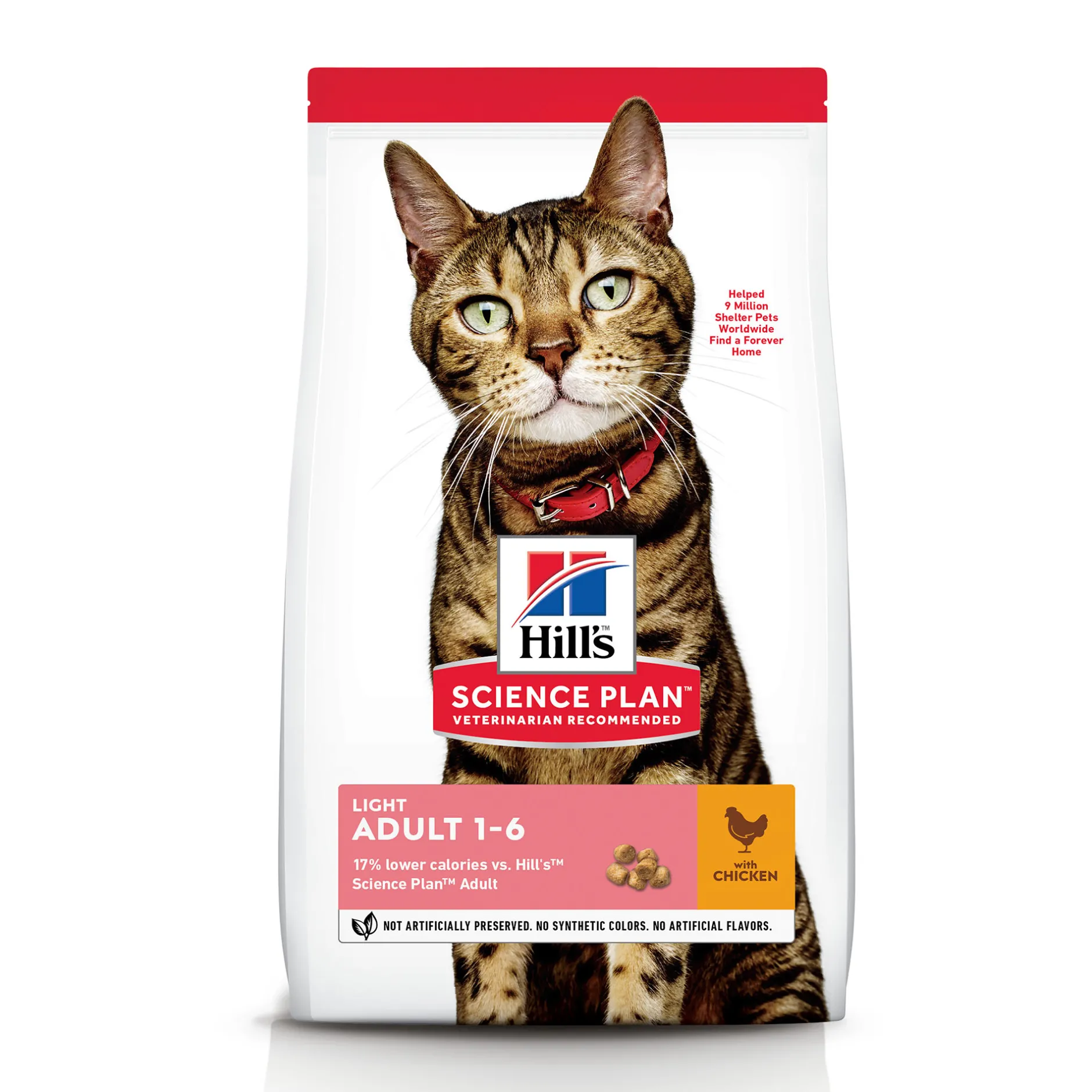 Hill's science plan adult light kattenvoer kip 1,5kg|ohgreen Online