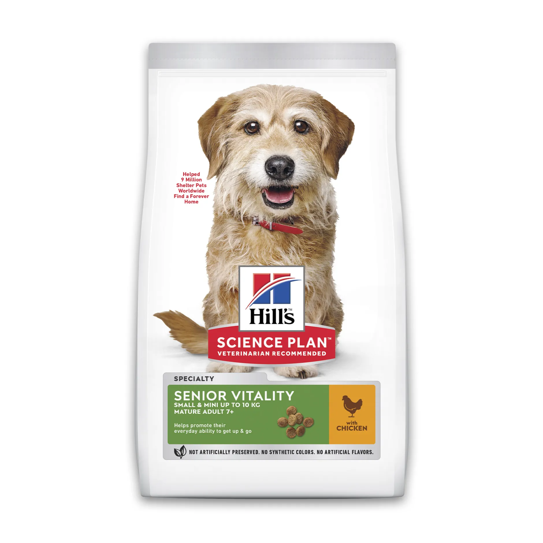 Hill's science plan mature adult 7+ senior vitality small & mini hondenvoer met kip & rijst 1,5kg|ohgreen Hot