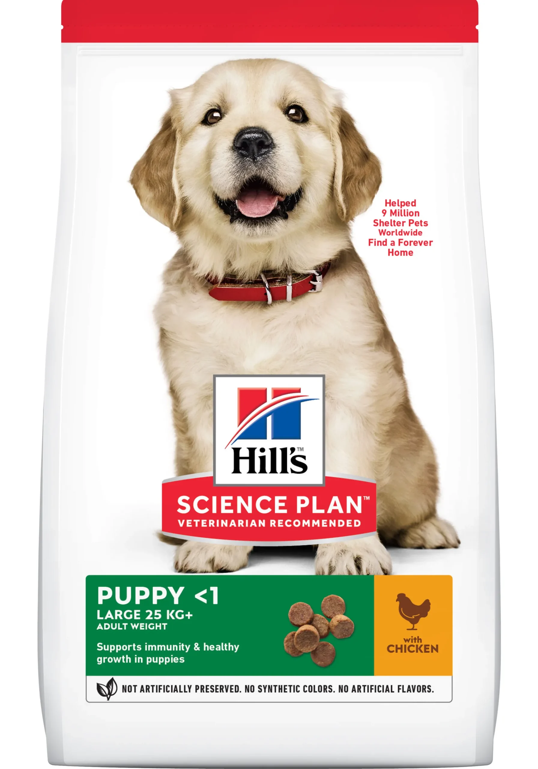 Hill's science plan puppy large breed hondenvoer kip 16kg|ohgreen