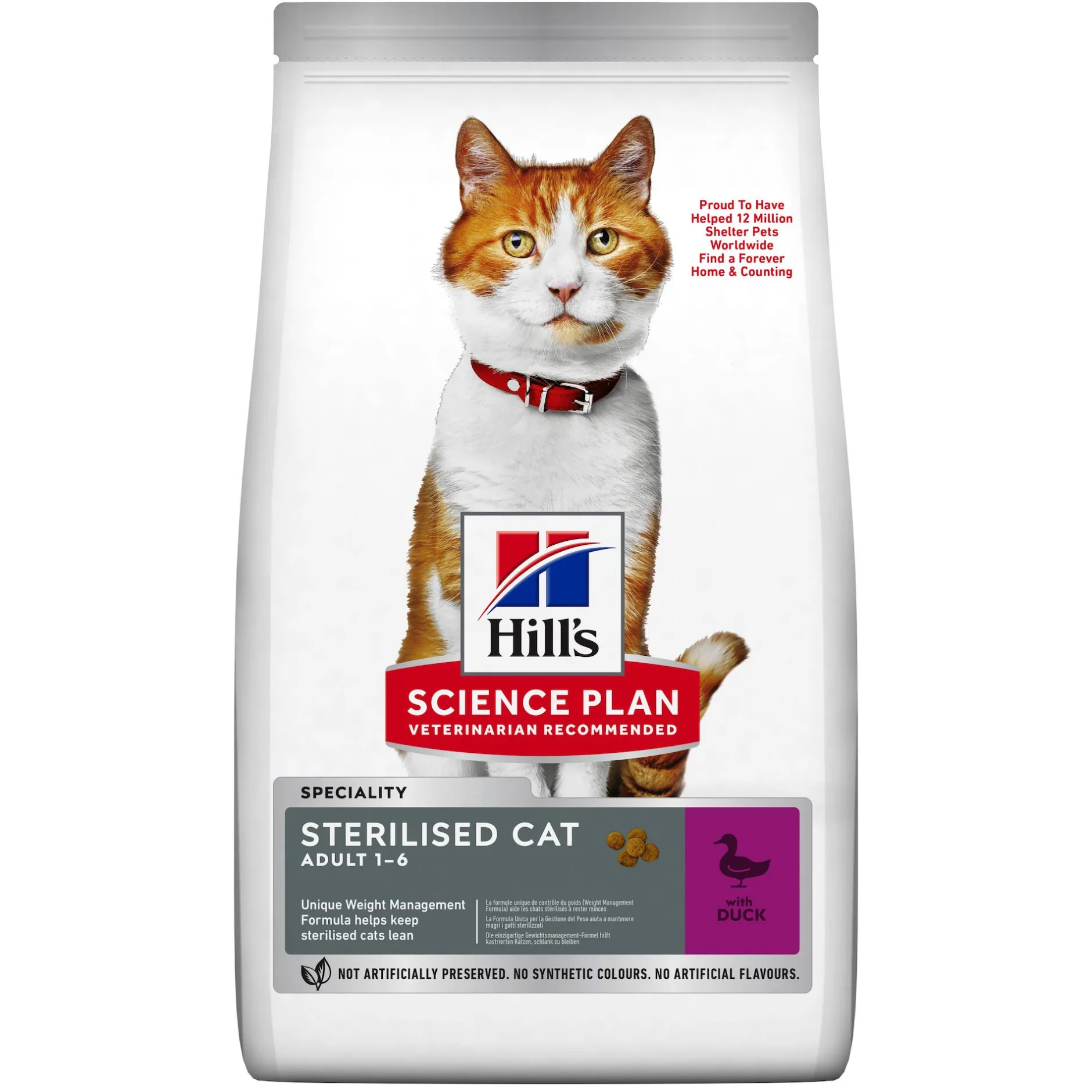 Hill's science plan sterilised cat adult kattenvoer met eend zak 7kg|ohgreen Hot