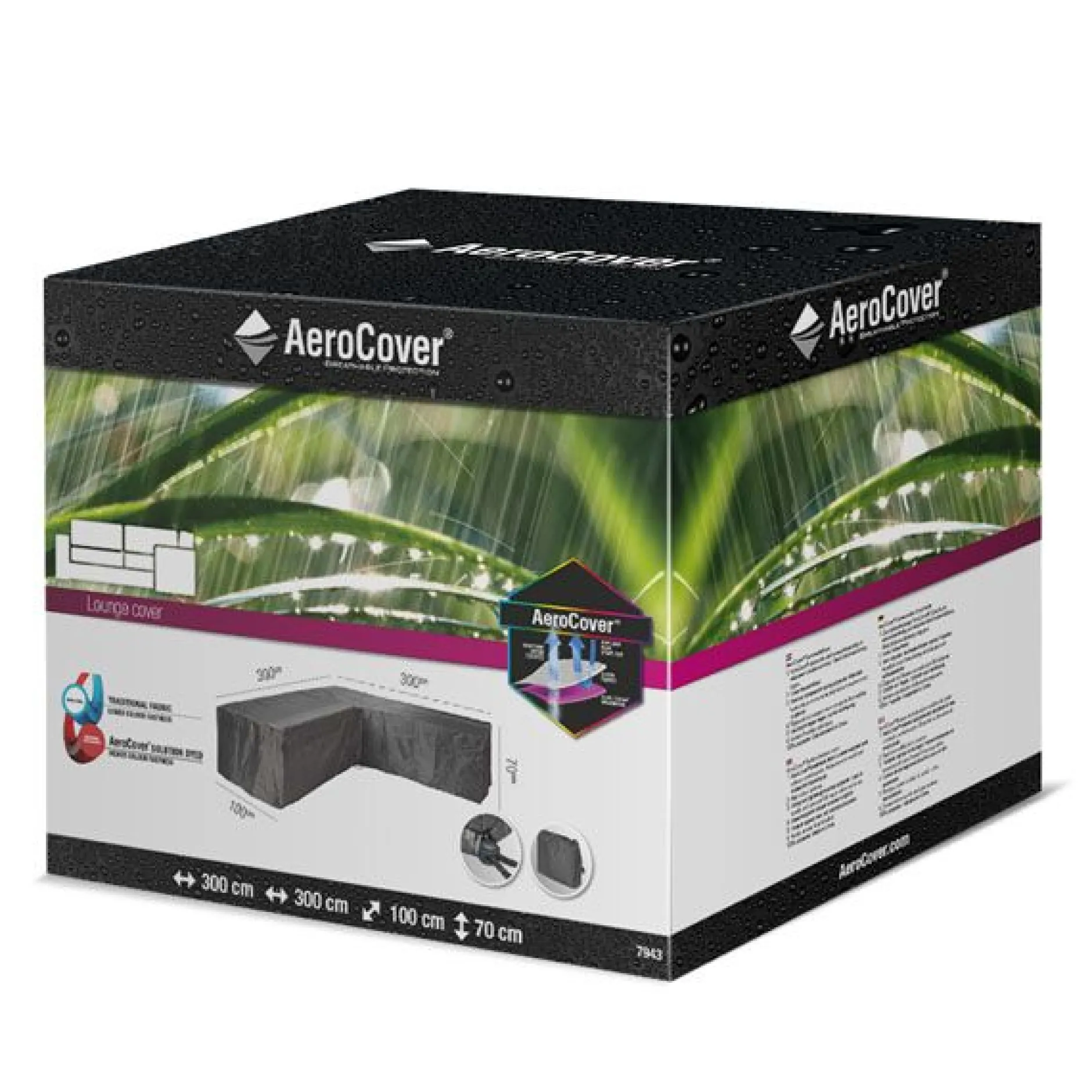 Hoes lounge L 300x300x100xh70cm|ohgreen