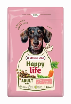 Hondenbrokken happy life adult mini met lam 2,5kg|ohgreen Discount