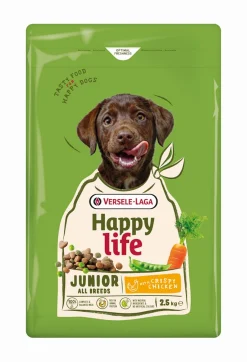 Hondenbrokken happy life junior met kip 2,5kg|ohgreen Outlet