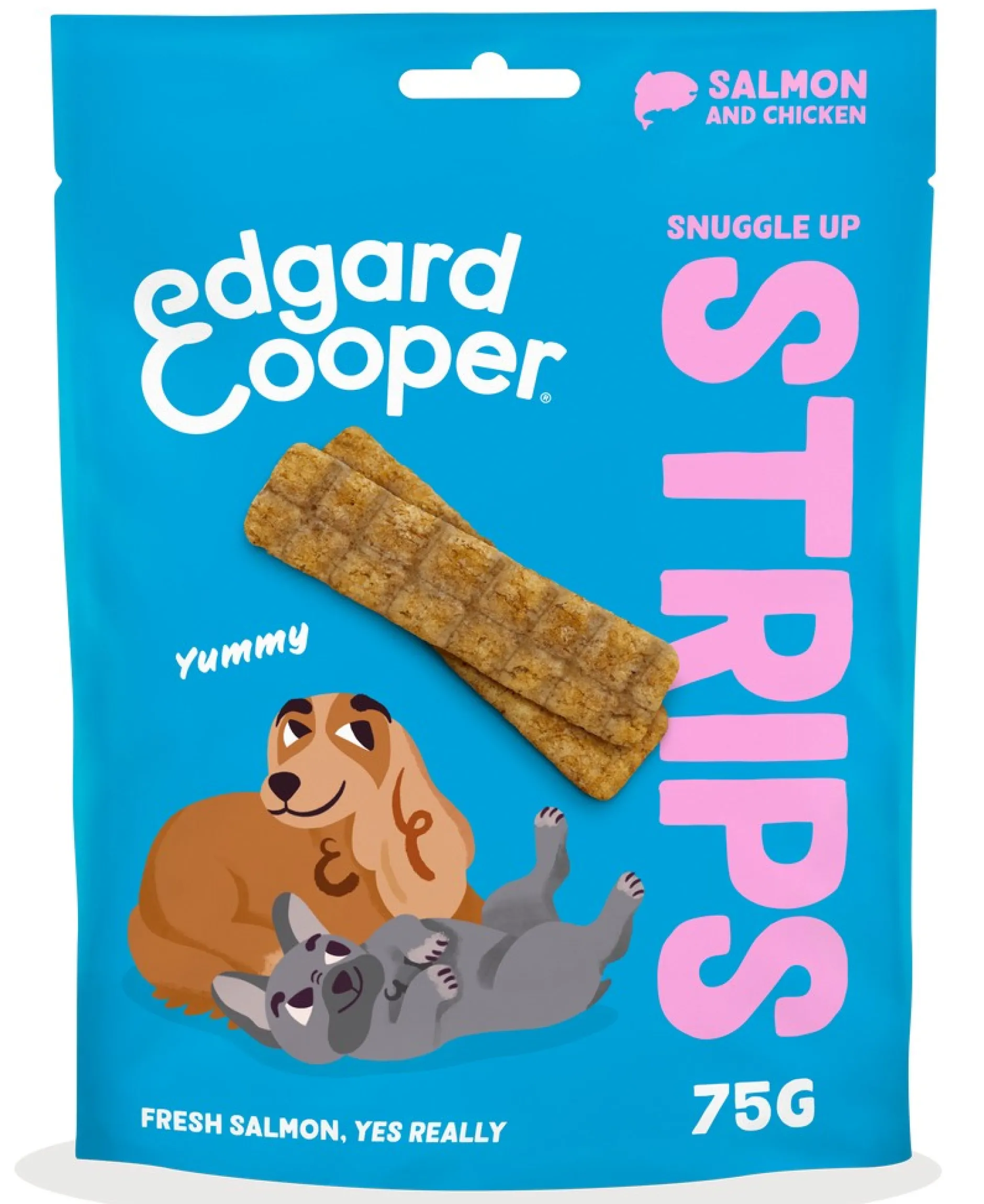 Hondensnack treats snuggle up strips met zalm en kip|ohgreen Clearance