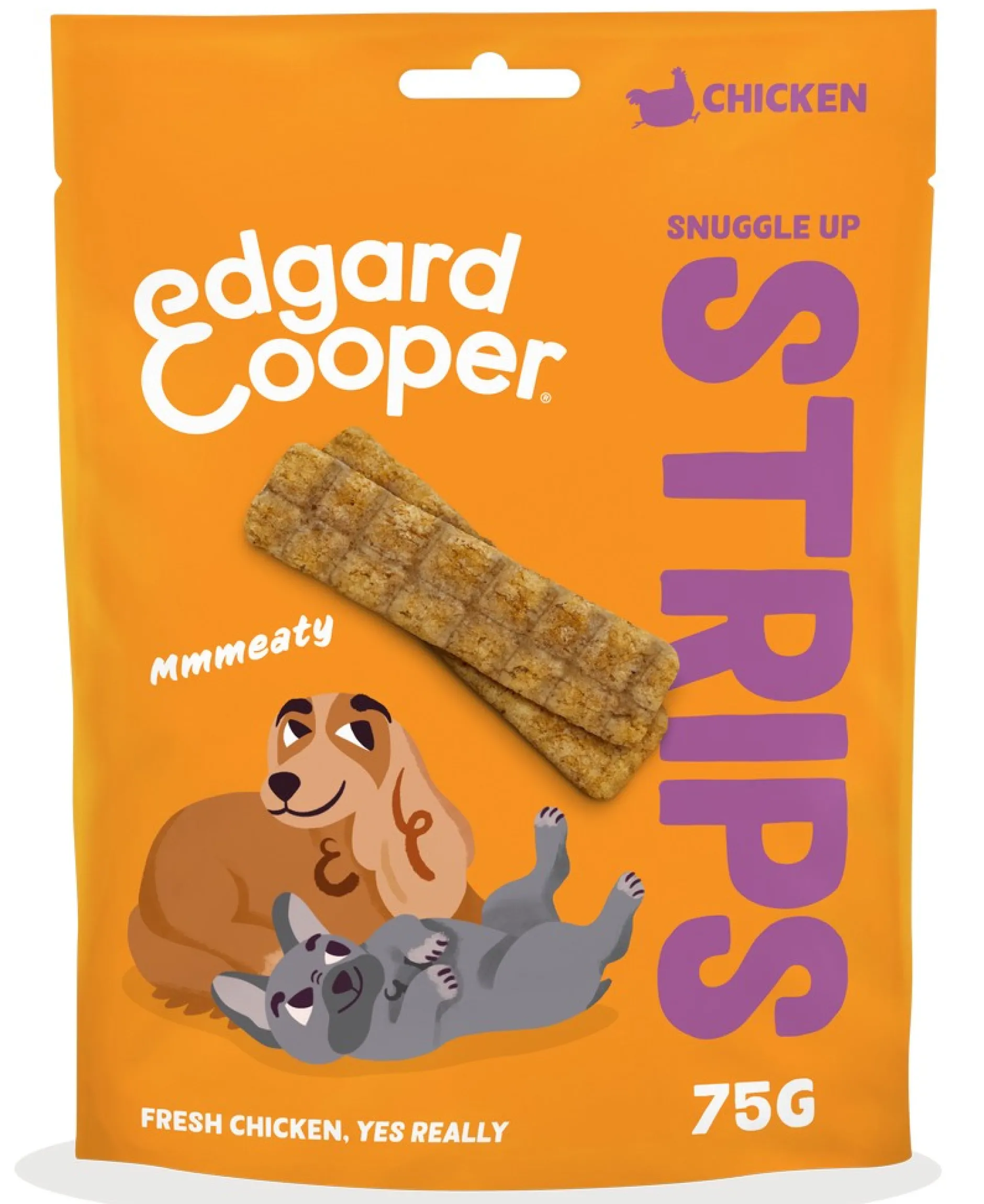 Hondensnack treats snuggle up strips met kip|ohgreen Clearance