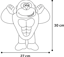 Hs kiga aap zwart 30cm|ohgreen Discount