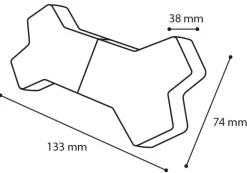 Hs tpr fresk snowy been blauw 13,3cm|ohgreen Online