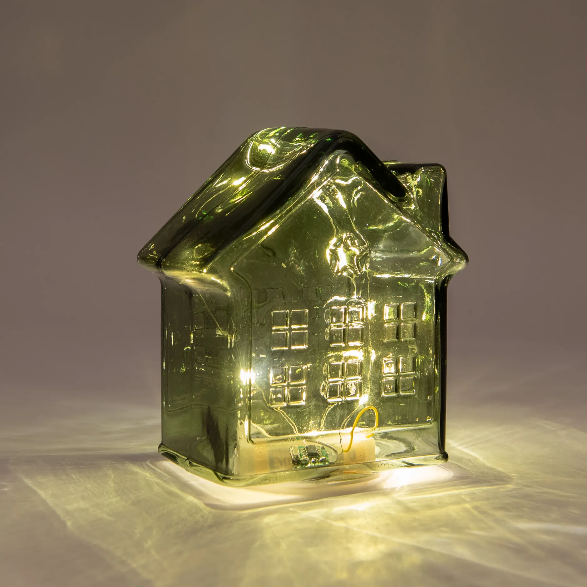 Huisje glas 10led|ohgreen Online