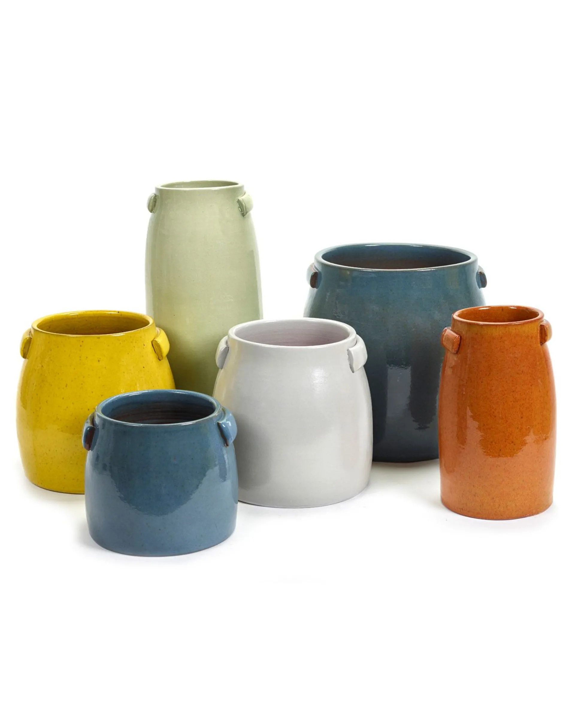 Jars Pot tabor s orange d22h19|ohgreen Sale