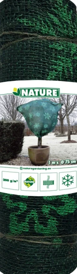 Jutehoes H100xØ75cm groen met aantrekkoord|ohgreen New