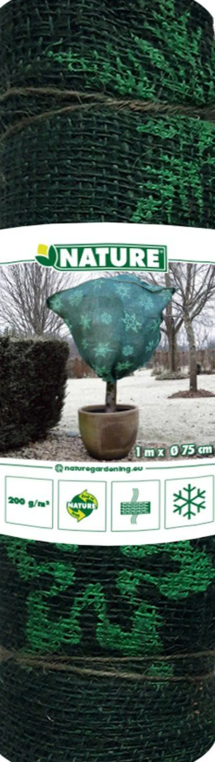 Jutehoes H100xØ75cm groen met aantrekkoord|ohgreen New