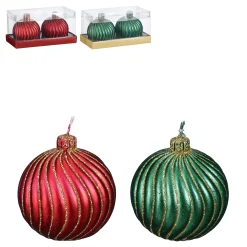 Kaars kerstbal set van 2|ohgreen New