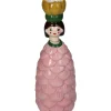 Kaarsenhouder bloemenmeisje roze|ohgreen Online