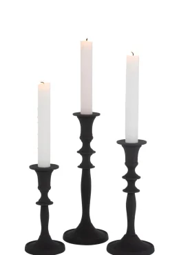 kaarsenhouder klassiek alu zw m|ohgreen Outlet