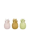 Kandelaar ananas oker groen roze 3 assorti - h11xd6,5cm|ohgreen Hot