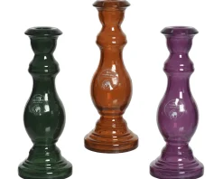 Kandelaar recy glas 20cm|ohgreen Best