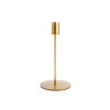 Kandelaar 10xH20cm metaal goud Pillar|ohgreen Outlet