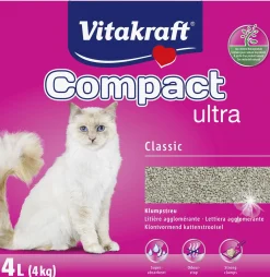 Kattenbakvulling compact ultra 4kg|ohgreen New