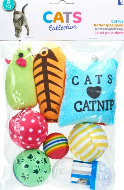 Kattenspeelgoed - set van 8 stuks|ohgreen Online