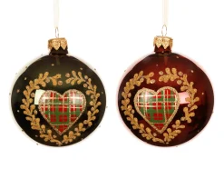 Kerstbal glas glanzend, hart|ohgreen Online