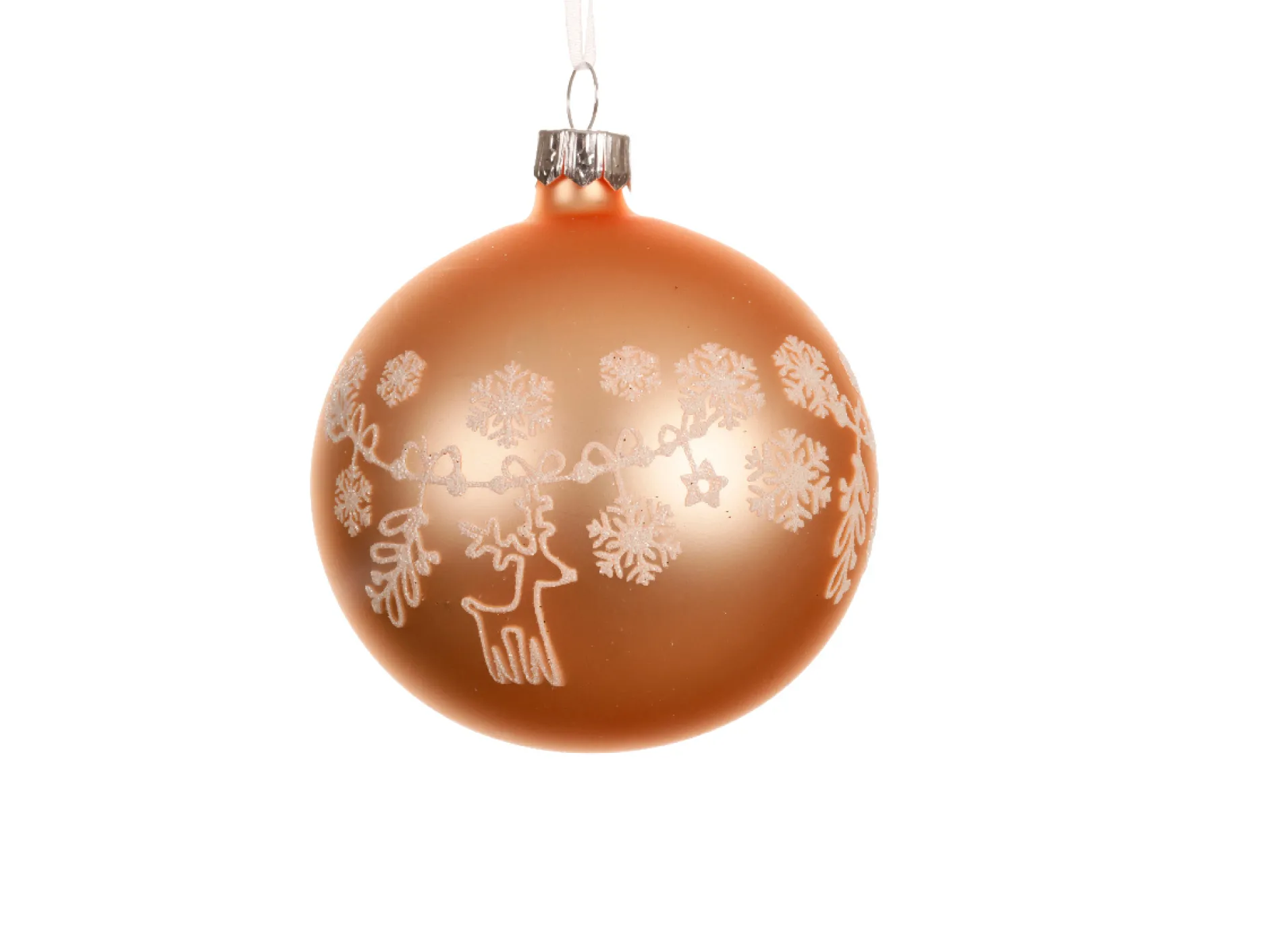 Kerstbal glas mat kerstdecoratie|ohgreen