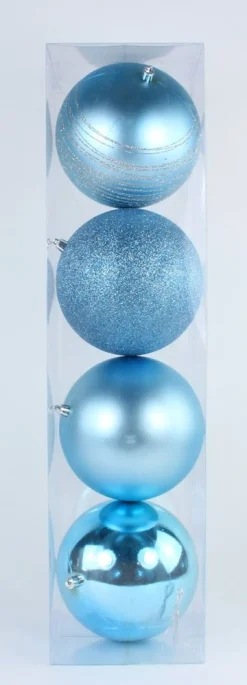 Kerstbal lichtblauw (4sts)|ohgreen Best