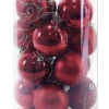 Kerstbal wijnrood (16sts)|ohgreen Online