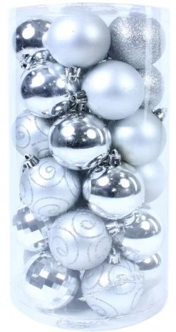 Kerstbal zilver (30sts)|ohgreen Hot