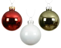 Kerstballen glas glanzend, emaille, mat|ohgreen Hot