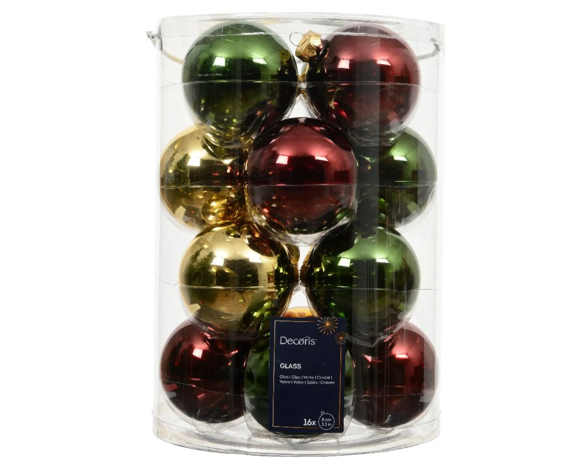Kerstballen glas glanzend|ohgreen